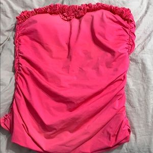 Kenneth Cole Ruffled Slimming Tankini Top